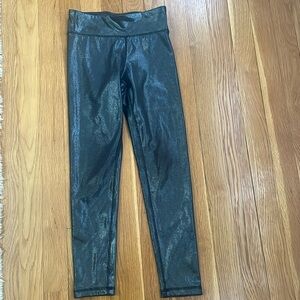 GAP Kids Pleather-Like Leggings Size M
